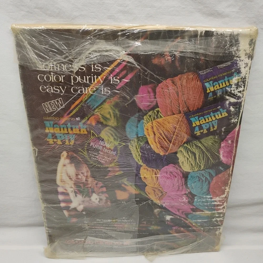 McCall's Needlework &‎ Crafts Spring-Summer 1972 New In Plastic NOS Vintage